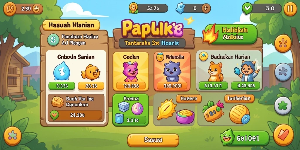 Tampilan antarmuka yang menarik dan mudah digunakan.