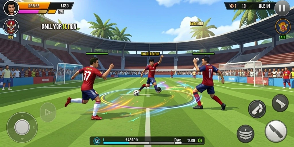 Tampilan awal game yang menawan dan interaktif.