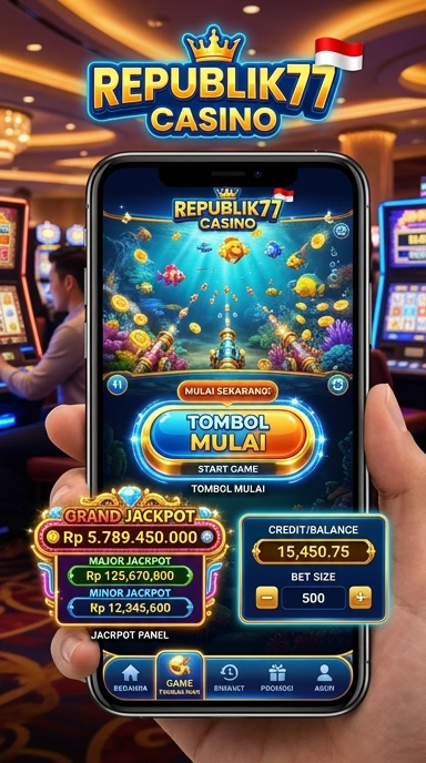 Galeri pratinjau visual republik77 build APK resmi terbaru
